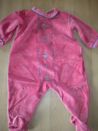 Pyjama rouge ours (REF 31V6)